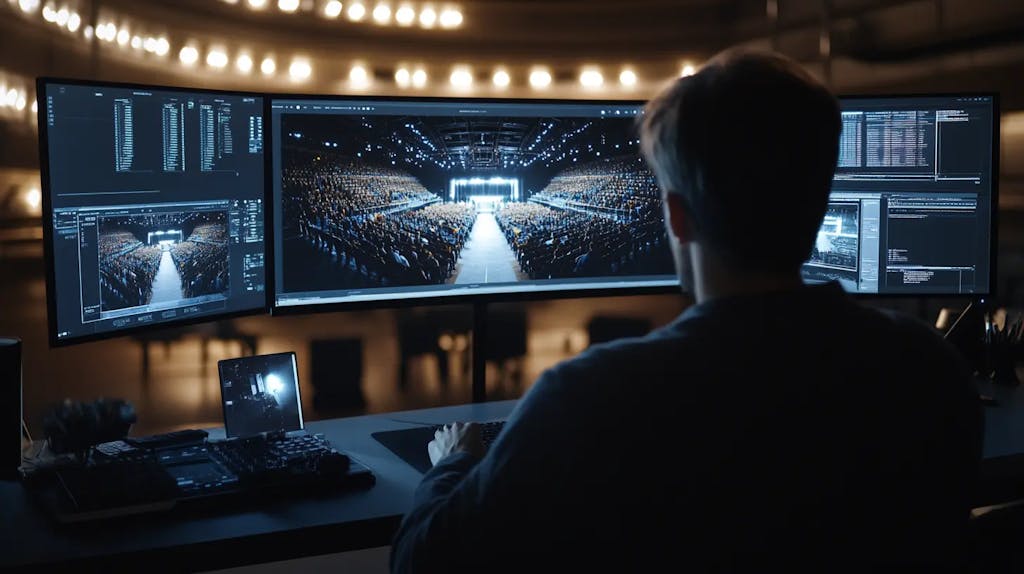 Création 3D: service pour votre salle de spectacle.